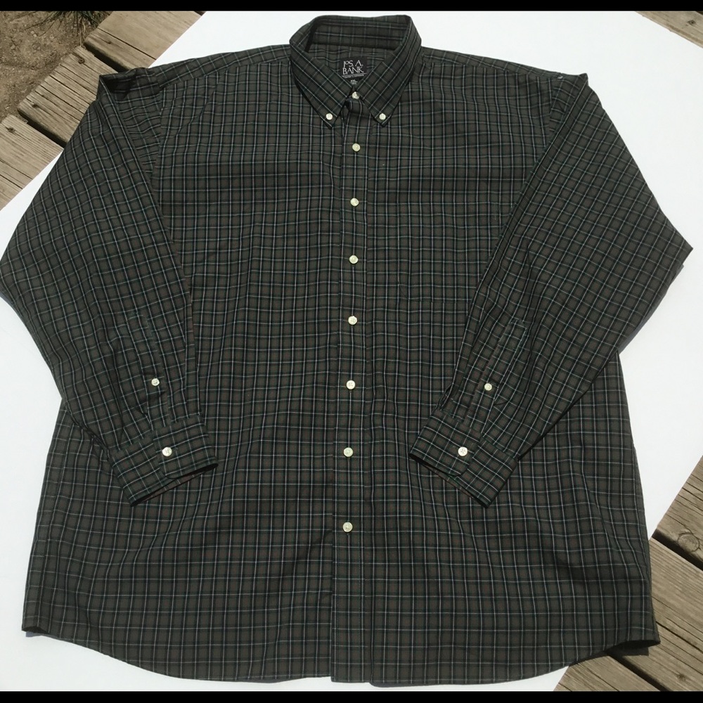 Joseph A Bank men's button down shirt Sz XXL